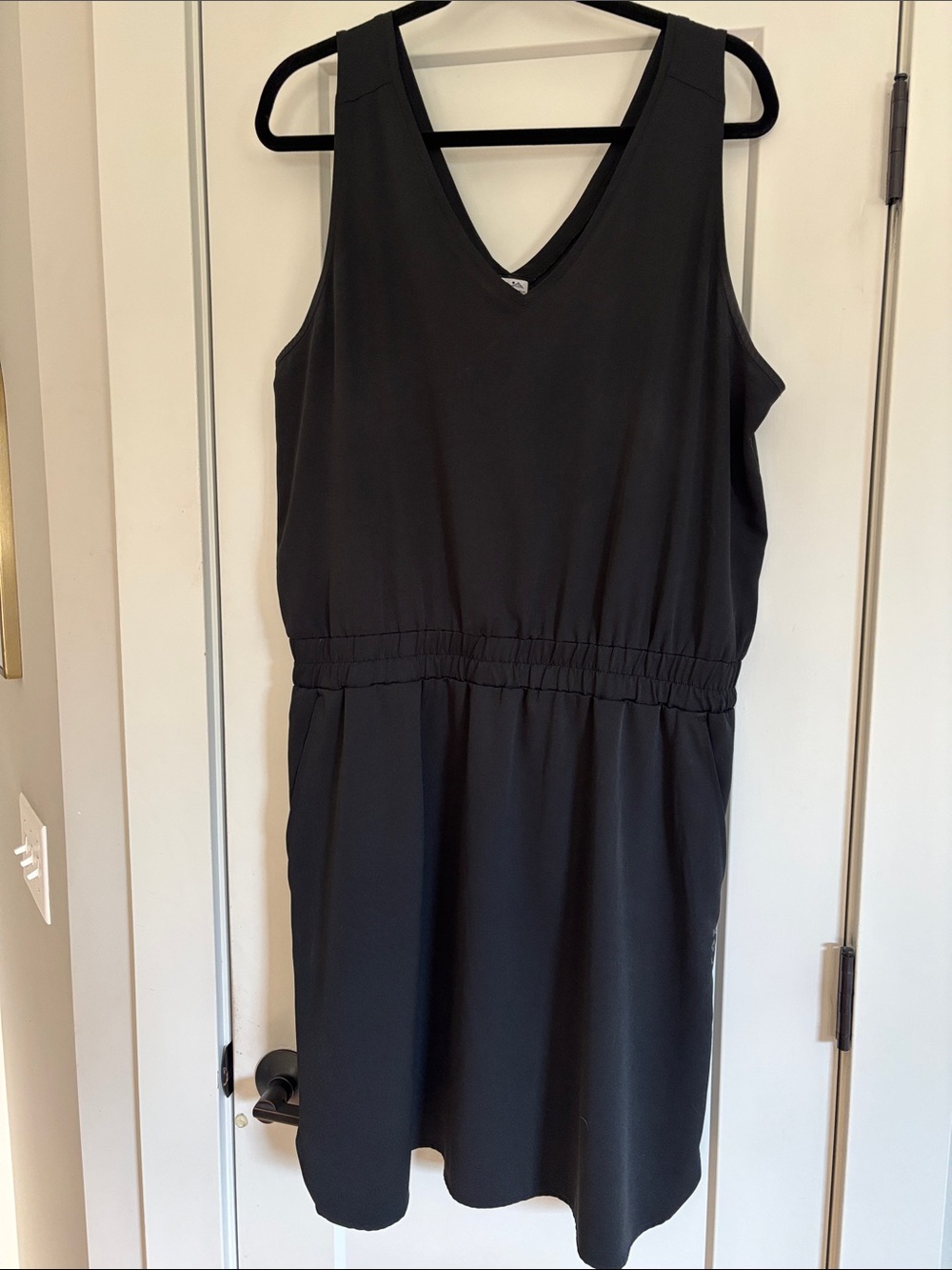 Kavu Ensenada Black V-Neck Sleeveless Dress